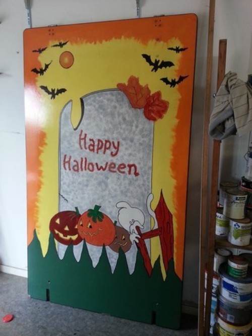 Decorstuk Halloween - Kerhof